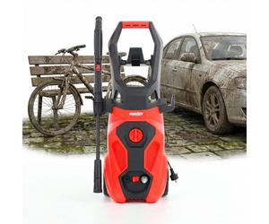 Limpiadora a presión eléctrica HECHT 333 | 2000 W | 160 bar | 450 l/h | Manguera de 5,7 metros, boquilla y filtro de agua