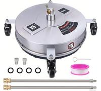 Limpiadora a presión – Limpiadora para terrazas – Limpiadora de superficies – 33 cm (13 pulgadas) – Acero inoxidable – 4 ruedas – 27580 kPa (4000 PSI)