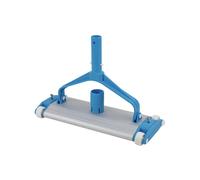 Limpiafondos Flexible con 8 Ruedas para Piscinas | Dimensiones de 33 x 18 cm | Fabricado en Polietileno de Alta Flexibilidad | Conexión para Manguera de Ø 3,8 cm | Sistema de Fijación por Clip de Ø