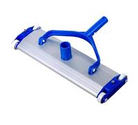 Limpiafondos Metalico Limpiador Manual de Piscinas 458 mm 4 Ruedas (Fijacion Clip)