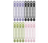 Limtula 1 Juego de Bridas de Silicona Multiusos con Ventosa, Organizador de Cables de Pared Reutilizable para disposición de Cables electrónicos, solución de gestión de Cables Multiusos