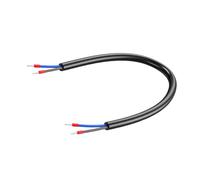 Limtula Cable de alimentación de 0, 2 M, 2 Pines / 3 Pines, Conector de fácil instalación, reemplazo de Cable de extensión para Proyecto electrónico, Cable de Enlace eléctrico