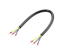 Limtula Cable de alimentación de 0, 2 M, 2 Pines / 3 Pines, Conector de fácil instalación, reemplazo de Cable de extensión para Proyecto electrónico, Cable de Enlace eléctrico