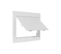Limtula Panel de Acceso Orificio de inspección Puerta de Acceso ABS Universales Tipo Empuje Puerto de inspección Pared Techo Cubiertas de escotillas Blancas Puerta de ABS Techo de Pared Cubiertas de