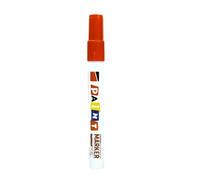 Limtula Rotulador para múltiples superficies resistente, Red | Marcador de pintura de resistencia industrial, tintas resistentes a la decoloración en superficies de vidrio de