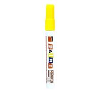 Limtula Rotulador para múltiples superficies resistente, Yellow | Marcador de pintura de resistencia industrial, tintas resistentes a la decoloración en superficies de vidrio de