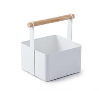 LIN HOME XZ-22262-1 Cesto de Mano Multiusos con Asas Resistentes, Organizador Ligero para Hogar y Exteriores(17 * 14.6 * 15)