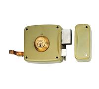 Lince 3017225 Cerradura 5125A-BO/100 Izquierda, Oro