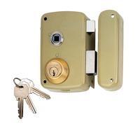 Lince 95056BHE70D Cerradura de sobreponer con cilindro mano derecha entrada 70mm