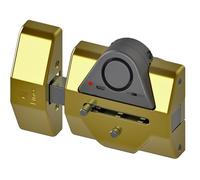 Lince Cerrojo Alta Seguridad 7930 RSA Alarma de 100dB-DORADO, Dorado, 0