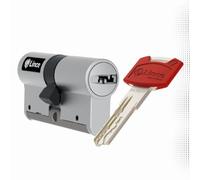 Lince - Cilindro de bloqueo de alta seguridad C7 L30+30 | Desbloqueable con 5 llaves | Color níquel | Resistente a todas las técnicas de robo conocidas