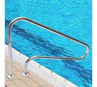 LINCYS Barandilla de piscina acero inoxidable 304, segura y antideslizante, 250 kg, 1 pack