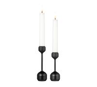 LIND DNA Set de 2 candelabros Silhouette Black
