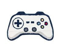 Linda alfombra de juegos de dibujos animados para consola de juegos con controlador de juegos, antideslizante, extra suave, absorbente, lavable a máquina, alfombra de sala de juegos, alfombra de ducha