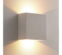 Lindby Anneke - Aplique LED angular de escayola