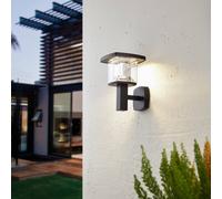 Lindby aplique LED para exterior Askan, 24 cm, acero inoxidable, IP44