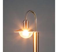 Lindby Bolardo luminoso Damion, 140 cm, acero inoxidable, E27, IP44