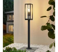 Lindby, bolardo luminoso Giavanna, 80 cm, antracita, IP44, E27
