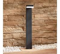Lindby Bolardo luminoso LED Dionys, altura 70 cm, antracita, metal