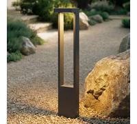 Lindby, bolardo luminoso LED Lonete, altura 65 cm, antracita, IP65