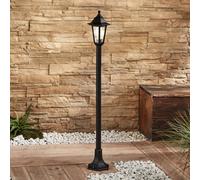 Lindby Bolardo luminoso Nane, 122 cm, farol, resistente al agua salada, E27