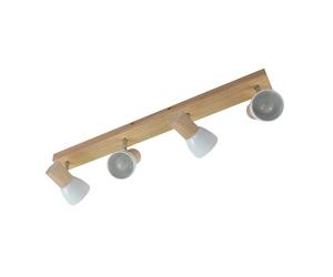 Lindby Foco Thorin en Marrón e.o. para Salón & Comedor (4 llamas, E14) foco empotrado lámpara techo pared