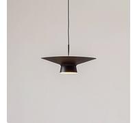 Lindby Lámpara colgante LED Norvind, 2 luces, negro, metal