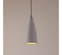 Lindby Lámpara colgante Sanne, gris, hormigón, Ø 15 cm, E27