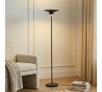 Lindby Lámpara de pie LED Norvind (moderna) en negro de otros metales, entre otras cosas, para salón/comedor, incluye fuente de luz - lámpara de pie