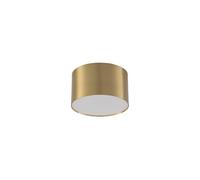 Lindby LED Proyector, foco Nivoria (Moderno) en Dorado hecho de Aluminio e.o. para Salón & Comedor (1 llama, empotrado lámpara techo pared