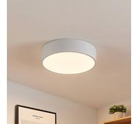 Lindby Plafón LED Simera, Ø 30cm, blanco, metal