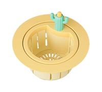 Lindo filtro para fregadero de cocina - Tapón de colador de drenaje a prueba de obstrucciones, cesta de eliminación automática de basura, tapón reutilizable para residuos, alcantarillado, cocina, baño