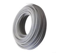 Línea de corte de núcleo de acero de 2,0 mm, alambre de corte de césped resistente para cortacéspedes eléctricos, mezcla de nailon, herramienta de jardín de 5 m de longitud (15 m)