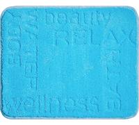 Linea Due Alfombra de baño, Polyester, Azul, 40x50 cm