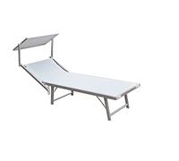 Linea Garden Friend l1532419 -, Hamaca de Playa Estilo ibicenco de Color Blanco