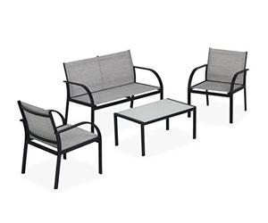 Linea Garden Friend S1617067 - Salón, Negro, 108 x 63 x 77 cm