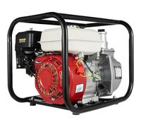LINEA HD Motobomba de Agua a gasolina, motor 4T, 196cc, 5.5CV, para mangueras de 50mm (2"), 7m aspiración.