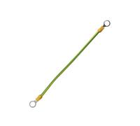Línea solar fotovoltaica BVR, Cable de cobre 10/20/50 Uds Cable inversor 20cm 12V Cables impermeables for coche amarillo-verde(20PCS)