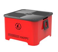 Linea VZ Happy Rojo - Barbacoa portátil de pellets