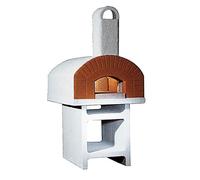 Linea VZ Pozzuoli - Horno de leña de exterior con base de hormigón - Cámara de cocción 72x105 cm