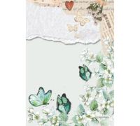 LINED WATERCOLOR JASMINE COMPOSITION NOTEBOOK B5 80SHEETS 160PAGES: Writing Journal with Meaningful Jasmine Quote 6.93" x 9.84" (B5 Standard Paper Size)