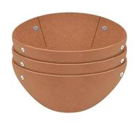 Liner de macetero - Forro de fieltro de 3 piezas para macetas colgantes, inserciones de macetas transpirables para jardín exterior e interior, ventana, patio, decoración de patio, color mar