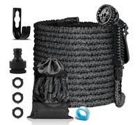 LINGKY Manguera de Jardin Extensible 7.5 Metros, Manguera Jardin Enrollable con 7 Funciones de Riego, Manguera Extensible con 1/2" y 3/4" Universal Para Grifo Incluido - Garden Hose