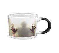 Lingstar The Walking Dead Zombies cerámica Calor Sensible Cambio de Color Taza de café té