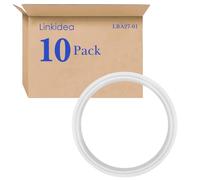 Linkidea 10 unidades de junta de silicona de repuesto, junta de tapa compatible con Thermos Stainless King Food Jar, para frascos de 16 y 24 onzas (Blanco)