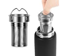 Linkidea - Paquete de 2 infusores de té para té de hojas sueltas, compatibles con CamelBak Chute Mag, con tapa de transporte de 20/25/32/40 oz, colador de malla de acero inoxidable 304