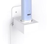 Linkidea Soporte de Pared para Cargador de Cepillo de Dientes eléctrico, Soporte Autoadhesivo para Cepillo de Dientes para baño, Soporte de Cepillo de Dientes Alimentado Compatible con Oral-B iO 3/5,