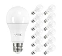 Linkind Bombilla LED E27, Blanco Calido 2700K, 13.5W Equivalente a 100W 1521LM, Bombilla Clásica Edison con Casquillo Gordo Estándar E27, No Regulable, Bajo Consumo, Lot de 12