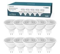 Linkind Bombilla LED GU5.3 MR16, 3.4W Equivalente 35W Bajo Consumo,2700K Blanco Cálido, no regulable, Ángulo de haz estrecho 36 °, Pack de 10