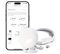 LinknLink eMotion Ultra Sensor Inteligente de Presencia con Radar mmWave de 60GHz WiFi, IR, Luminosidad, Temperatura y Humedad, Compatible con MQTT Home Assistant, Alexa y Google Home